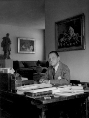 W. Somerset Maugham, Portrait by Tom Blau, 1950.